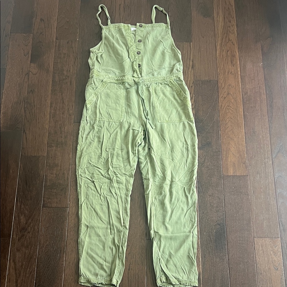 O'Neill Olive Green Utility Romper Jumpsuit